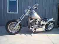 Silver Custom Bike