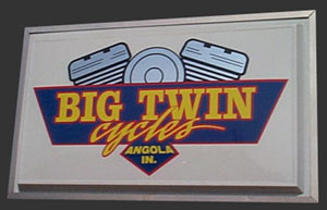 Big Twin Logo Sign